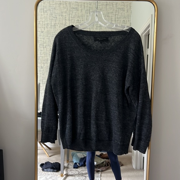 rag & bone grey marled sweater - Picture 3 of 6